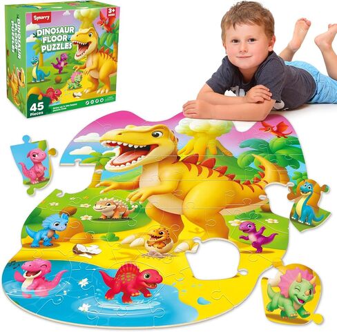 SYNARRY Unicorn Floor Puzzle for Kids Ages 4-6, Large 45-Piece in Kuwait