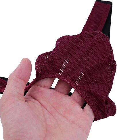 ACSUSS Men's Mesh See Through Lingerie Stretchy Jockstrap Bikini Thongs Underwear in Kuwait