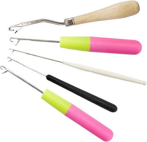 5PCS Latch Hook, Different Sizes Small Crochet Hooks Needle for Hair in Saudi Arabia