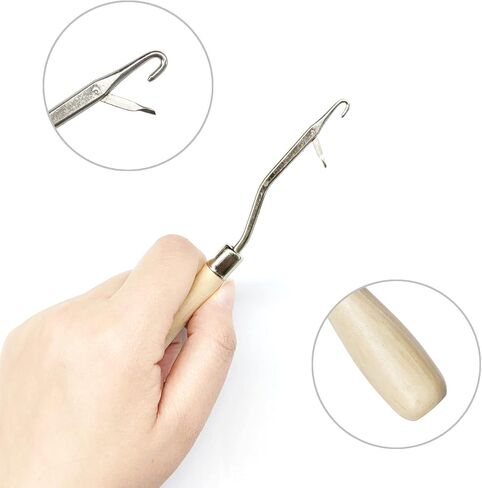 5PCS Latch Hook, Different Sizes Small Crochet Hooks Needle for Hair in Saudi Arabia