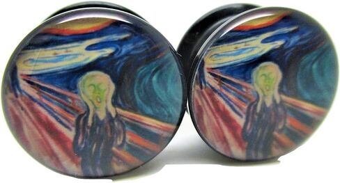 The Scream Ear Plugs - Acrylic Screw-On - New - 8 Sizes - Pair in Kuwait