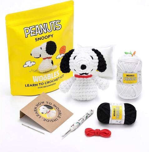 The Woobles Peanuts Snoopy Crochet Kit for Beginners in Kuwait
