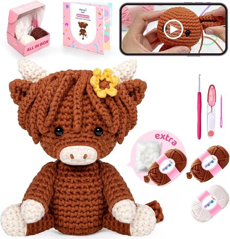 Mewaii Crochet Kit for Beginners, 3 Pack Sea Turtles Craft Set in Saudi Arabia