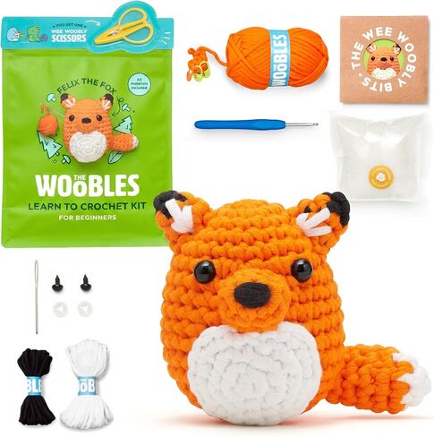 The Woobles Crochet Kit for Beginners (Sebastian the Lion) in Kuwait