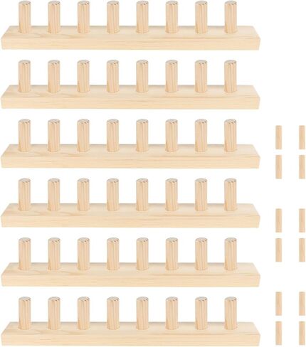 64 Inch Chunky Blanket Loom, Wooden Knitting Loom Adjustable Size DIY Craft in Saudi Arabia