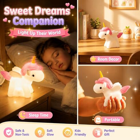 AGENTLAN Unicorn Gifts for Girls, Glow in the Dark Blanket & Night Light in Saudi Arabia