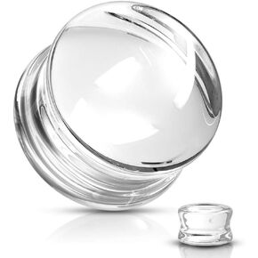Double Flared Concave Saddle Glass Plugs in Saudi Arabia