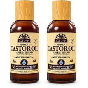 Okay Men Castor Oil Beard and Hair Pomade in Saudi Arabia