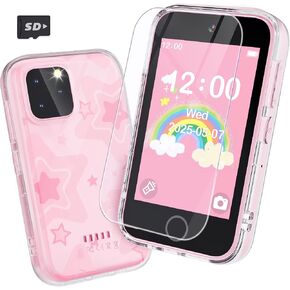 Kids Smart Phone,3.5" Touchscreen Learning Toy Phone for Girl,Pink in Saudi Arabia
