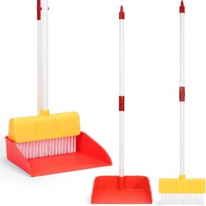 Kids Cleaning Toy Set Toddler Broom & Dustpan Pretend Play, Ages 3-6 in Kuwait