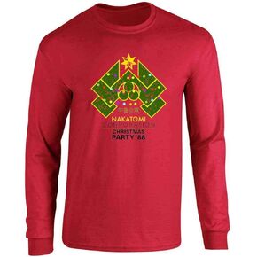 Pop Threads Nakatomi Plaza 1988 Christmas Party Holiday Graphic Tee T-Shirt for Men in Kuwait
