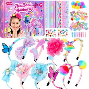Funtopia Headband Making Kit for Girls, Arts and Crafts Kit for Kids 5-8-12 in Kuwait