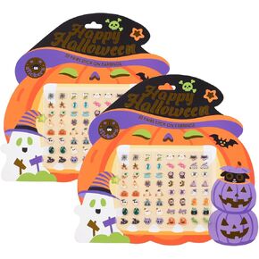2 Sheets Halloween Sticker Earrings Halloween Stick on Earrings for Kids in Kuwait