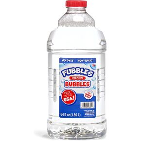 Little Kids Bubbles by Fubbles | Made in The USA | 64oz Non Toxic Bubble Solution | Refill Solution for Bubble Machines and Bubble Toys in Kuwait