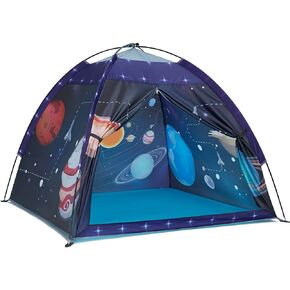 Mnagant Space World Play Tent-Kids Galaxy Dome Playhouse for Boys and Girls Imaginative Play Popup Tent for Kids Indoor/Outdoor Fun,Perfect Kid’s Gift- 47" x 47" x 43" in Kuwait