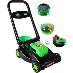 Kids Lawn Mower with Realistic Grass-Cutting Action and Sounds – No Batteries Required | Fun Outdoor Push Toy, Birthday Gift & Holiday Present for 3, 4, 5, 6Year Old Boys and Girls (Black) in Kuwait