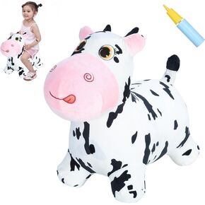 INPANY Bouncy Horse, Plush Bull Hoppers Toys for 2-5 Kids, Indoor & Outdoor in Kuwait