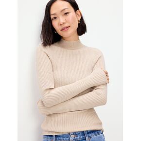Old Navy SoSoft Lite Ribbed Mock-Neck - Wish Bone in Kuwait