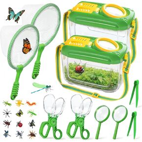 Bug Catcher for Kids, 17 PCS Bug Catching Kit with Bug Collector Toy Bugs in Kuwait