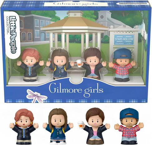 Little People COLLECTOR Gilmore Girls TV Show Special Edition Set for Fans, 4 Character Figures in a Display Package ​(Amazon Exclusive) in Saudi Arabia