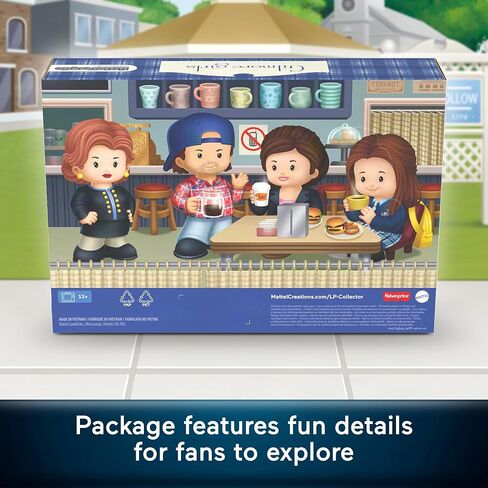 Little People COLLECTOR Gilmore Girls TV Show Special Edition Set for Fans, 4 Character Figures in a Display Package ​(Amazon Exclusive) in Saudi Arabia