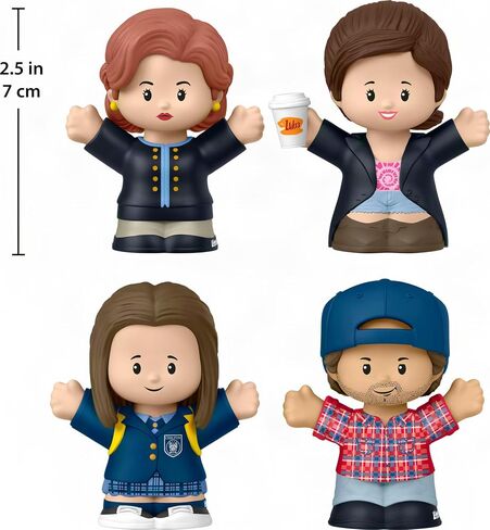 Little People COLLECTOR Gilmore Girls TV Show Special Edition Set for Fans, 4 Character Figures in a Display Package ​(Amazon Exclusive) in Saudi Arabia