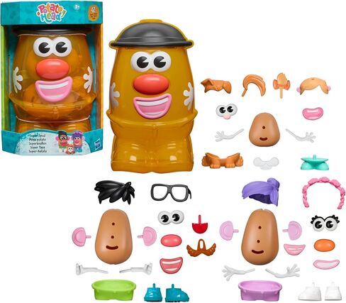 Mr. Potato Head Mrs. Potato Head Set with 12 Parts and Pieces, Toddler and Preschool Toys for 2 Year Old Boys and Girls and Up in Saudi Arabia
