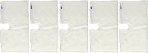 Standard Size (12.5" X 7.5") / Large XL (16.5" X7.5") Steam Mop Replacement Pocket Pads for Euro-pro Shark S3501 S3601 S3901 S3550 Se450 (5, Large 16.5" x 7.5") in Kuwait