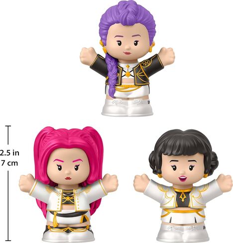 Little People Collector Kpop Demon Hunters: HUNTR/X Special Edition Set for Movie Fans, 3 Figures in a Display Package in Saudi Arabia