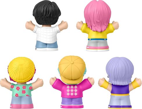 ​Little People Collector Kpop Demon Hunters: Saja Boys Special Edition Set for Movie Fans, 5 Figures in a Display Package in Saudi Arabia