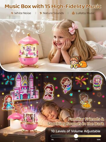Princess Toys,Princess People Projection Toys for Little Girls Gifts in Kuwait