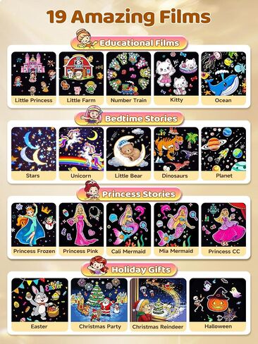 Princess Toys,Princess People Projection Toys for Little Girls Gifts in Kuwait