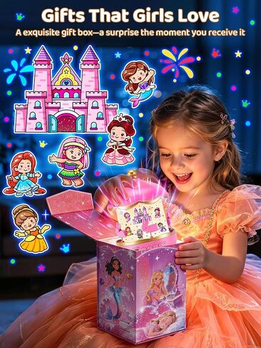 Princess Toys,Princess People Projection Toys for Little Girls Gifts in Kuwait