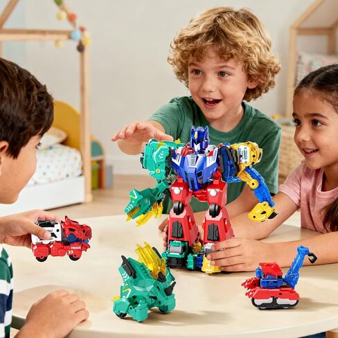 Dimoarch Magnetic Dinosaur Transforming Robot Toys for Boys in Kuwait