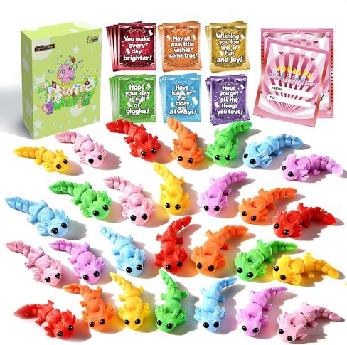 40PCS Mini 3D Printed Animals, Articulated Fidget Toys for Kids in Saudi Arabia