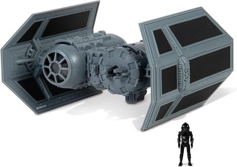 Star Wars Micro Galaxy Squadron TIE Bomber - 5-Inch Starfighter Class Vehicle with 1-Inch TIE Pilot Micro Figure Accessory in Kuwait