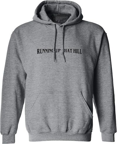 Running Up That Hill Adult Hooded Sweatshirt in Saudi Arabia