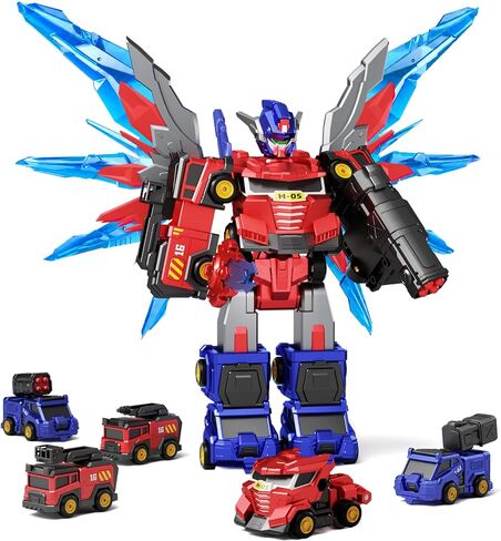 Dimoarch Magnetic Transform Robot Toys for 4 5 6 7 8 Year Old Boys in Kuwait