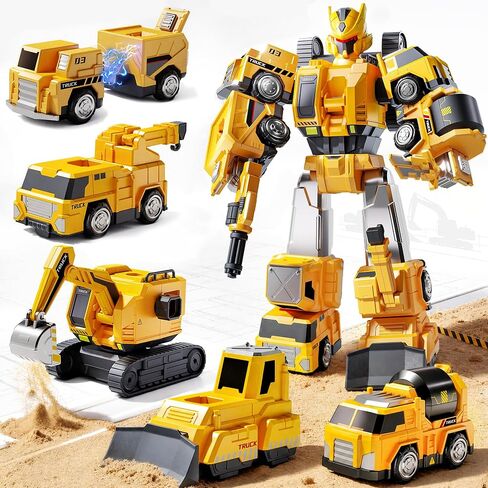 Transforming Toys for Boys 4-6 6-8,Construction Toys for 3 4 5 Year Old Boy in Kuwait