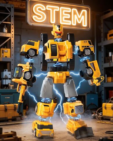 Transforming Toys for Boys 4-6 6-8,Construction Toys for 3 4 5 Year Old Boy in Kuwait