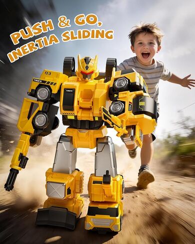 Transforming Toys for Boys 4-6 6-8,Construction Toys for 3 4 5 Year Old Boy in Kuwait