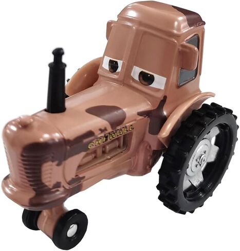 Movies Cars 2 3 Curz Black Storm Jackson McQueen Mater I Screamer Archbishop Giant Wheels Metal Diecast Friction Powered Truck Toy (Frank Harvester and Cows Tractor) in Kuwait