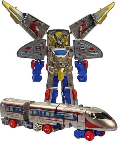 3in1 Transforming Train Robot Toy,Bullet Toy Action Figure(Grey) in Saudi Arabia