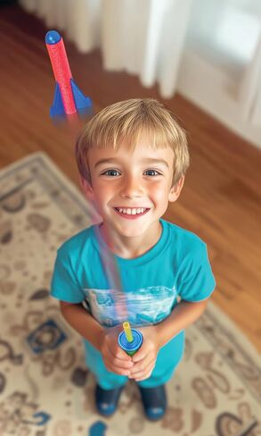 Brainstorm TOYS Zing Pop Rocketz | Air Powered Rockets with Sky High Flights in Saudi Arabia