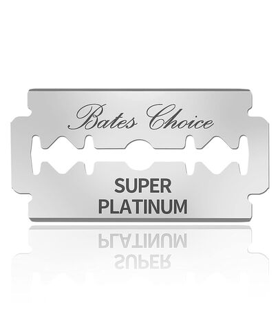 Bates- Double Edge Razor Blade, Stainless Steel, 40 Pack, Razor Blades for Men, Safety Razor Blades Double Edge, Shaving Blades for Men, Blades for Shaving, Mens Razor Blades, Razors Blades for Men in Saudi Arabia