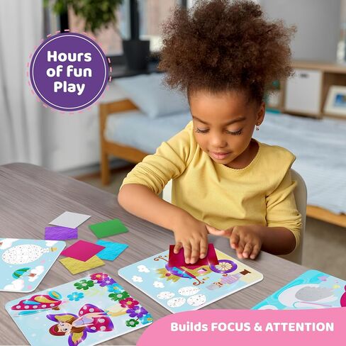 jackinthebox Foil by Number Vehicle,Foil Art Crafts Kit,Girls Toys Ages 4–8 in Kuwait