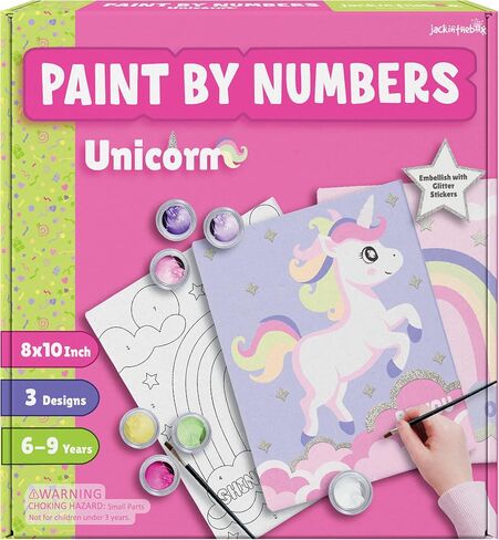 jackinthebox Paint by Numbers Craft Activity for Girls for Ages 6–9 in Kuwait