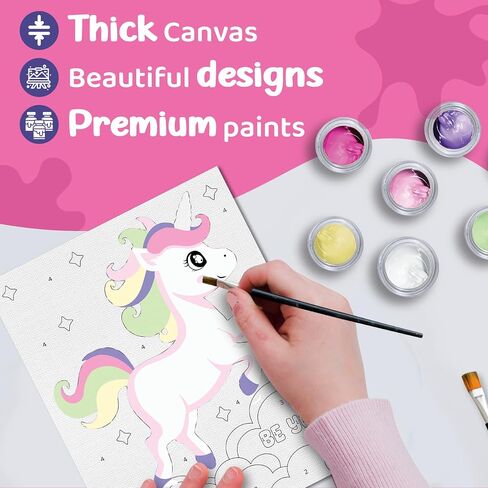 jackinthebox Paint by Numbers Craft Activity for Girls for Ages 6–9 in Kuwait