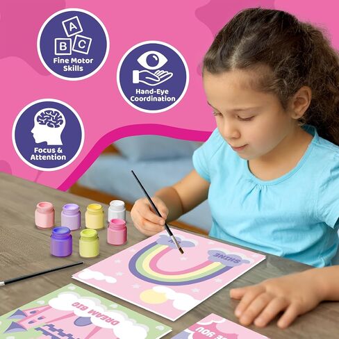 jackinthebox Paint by Numbers Craft Activity for Girls for Ages 6–9 in Kuwait