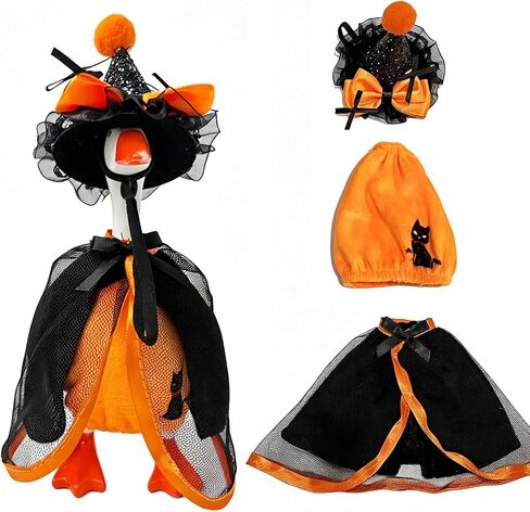 7Inch Goose Outfit Desk Goose Halloween Clothes Mini Geese Costume in Kuwait